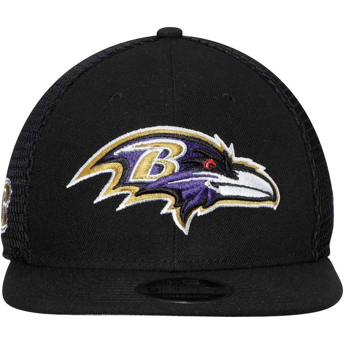 New Era Baltimore Ravens Black Mesh Fresh 9FIFTY Adjustable Hat