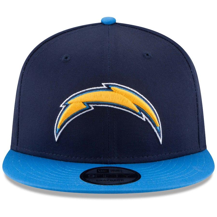 New Era Los Angeles Chargers Powder Blue 2017 Sideline Official 9FIFTY Snapback Hat