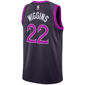 Andrew Wiggins Minnesota Timberwolves Purple Swingman City Edition Jersey 2018 - 2019