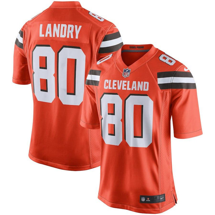 Men's Cleveland Browns Jarvis Landry Nike Orange Player Game Jersey