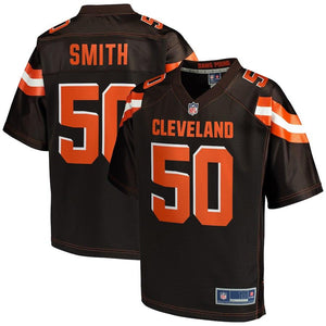 Men's Cleveland Browns Chris Smith NFL Pro Line Brown Player Jersey