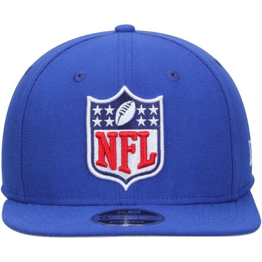 New Era NFL Shield Logo Royal Original Fit 9FIFTY Adjustable Snapback Hat