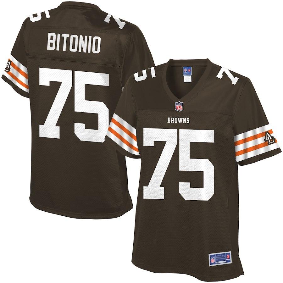 NFL Pro Line Womens Cleveland Browns Joel Bitonio Team Color Jersey
