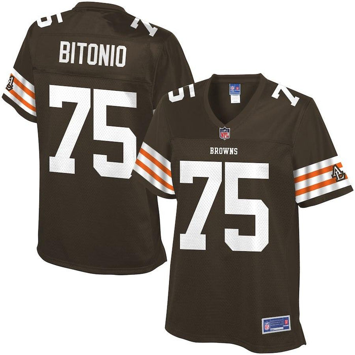 NFL Pro Line Womens Cleveland Browns Joel Bitonio Team Color Jersey