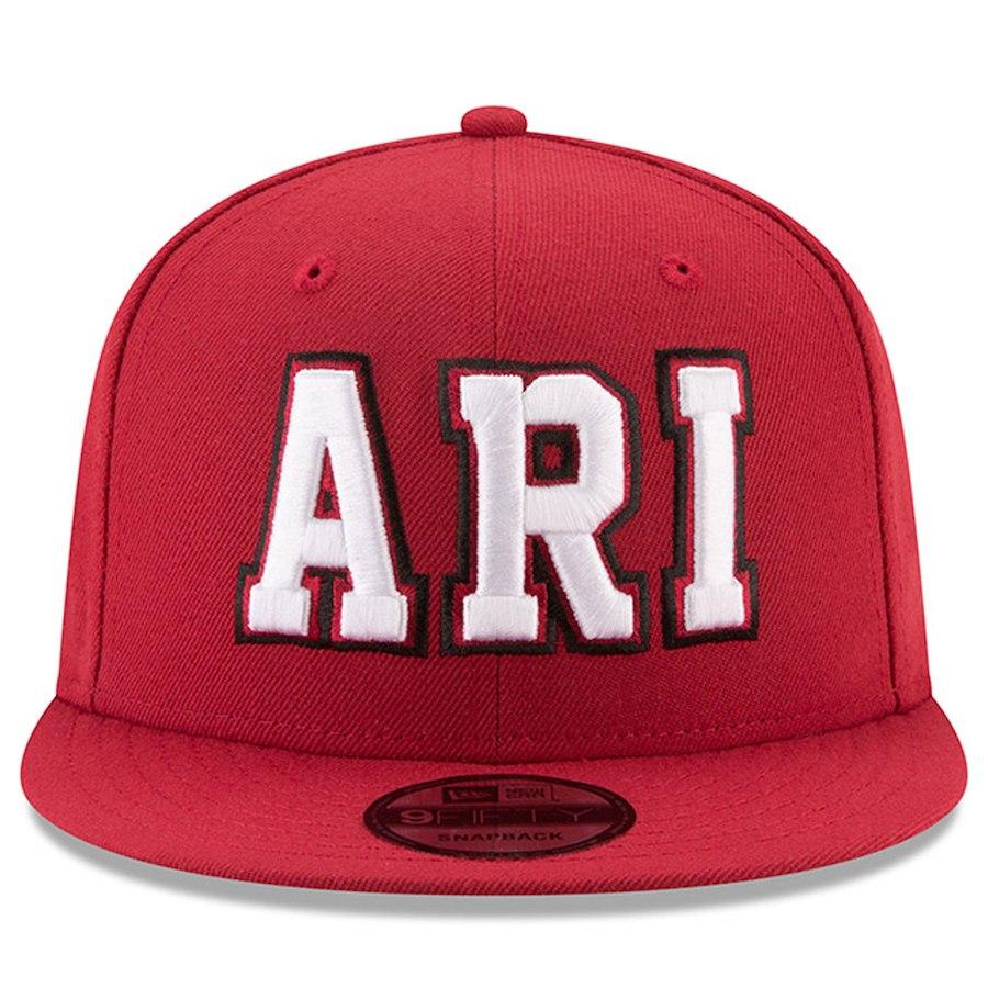 New Era Arizona Cardinals Cardinal Home Turf 9FIFTY Adjustable Snapback Hat