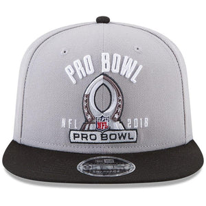 New Era Gray/Black 2018 Pro Bowl Establisher 9FIFTY Adjustable Snapback Hat