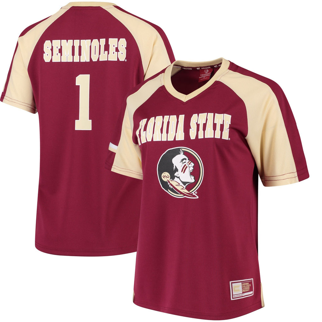 Women's Colosseum Garnet Florida State Seminoles Torch Jersey