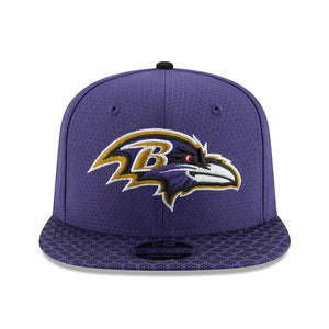New Era Baltimore Ravens Purple 2017 Sideline Official 9FIFTY Snapback Hat