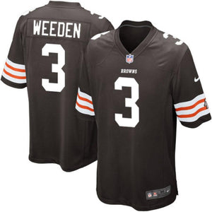 Nike Brandon Weeden Cleveland Browns Historic Logo Youth Game Jersey - Brown