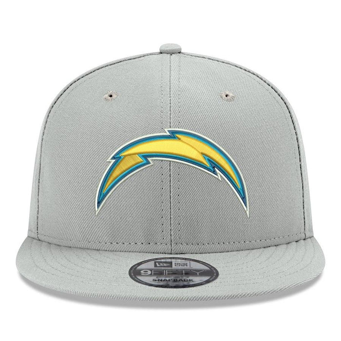 New Era Los Angeles Chargers Gray Crafted in the USA 9FIFTY Adjustable Hat