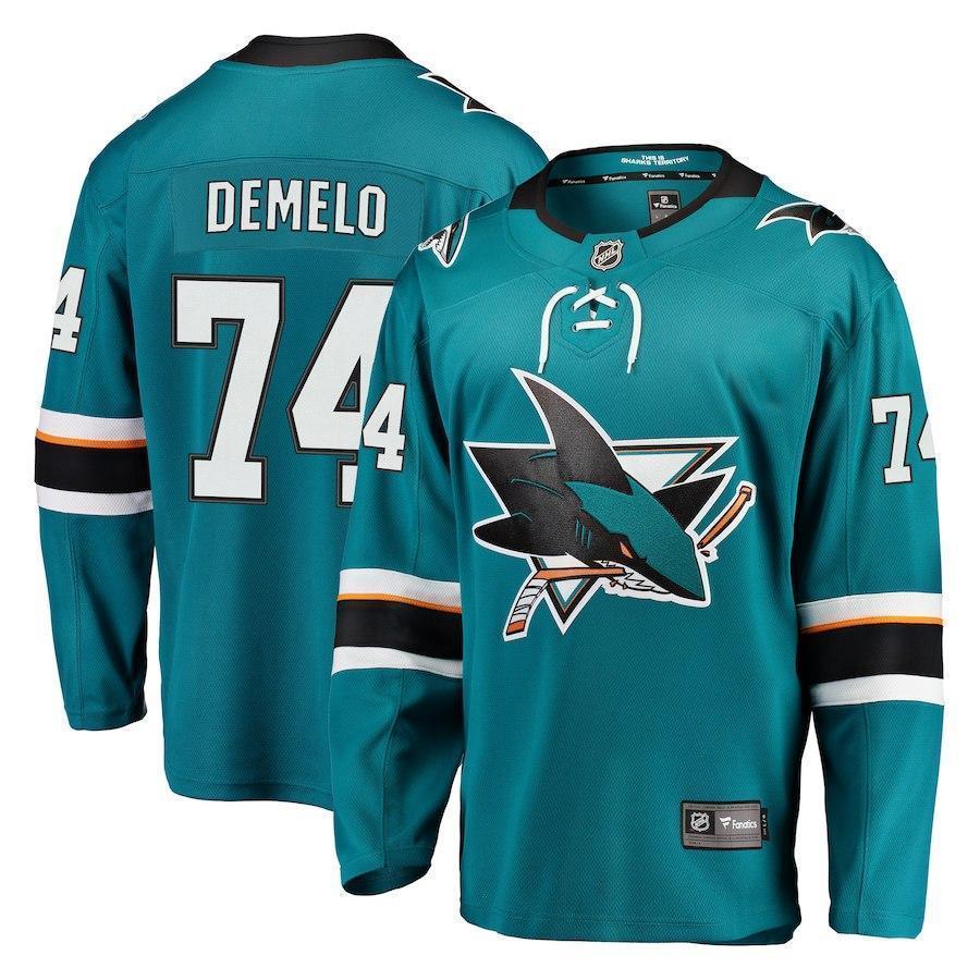 Dylan DeMelo San Jose Sharks Player Swingman Jersey