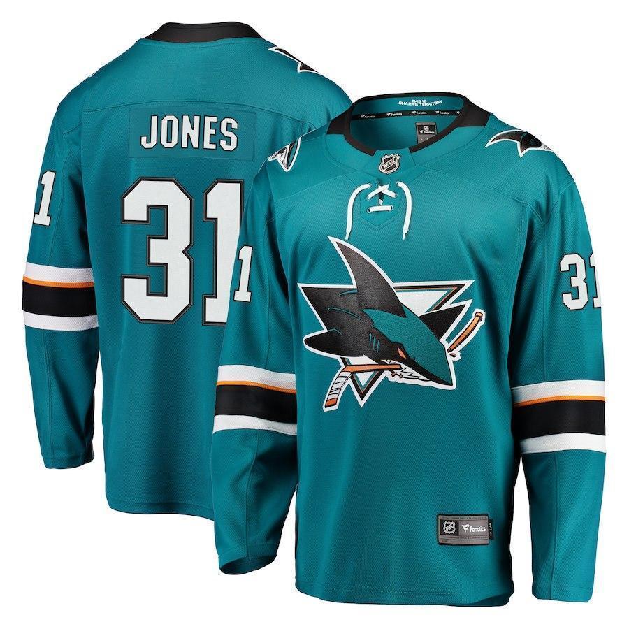Martin Jones San Jose Sharks Player Swingman Jersey