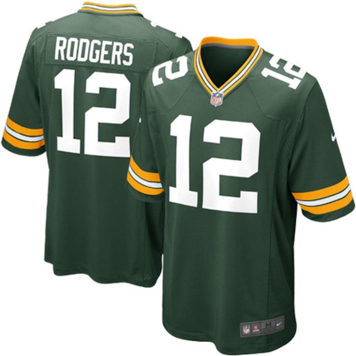 Green Bay Packers Aaron Rodgers Green Jersey 2018 - 2019