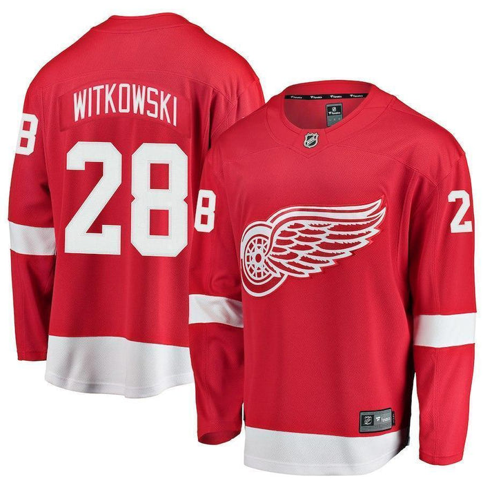 Luke Witkowski Detroit Red Wings Player Swingman Jersey