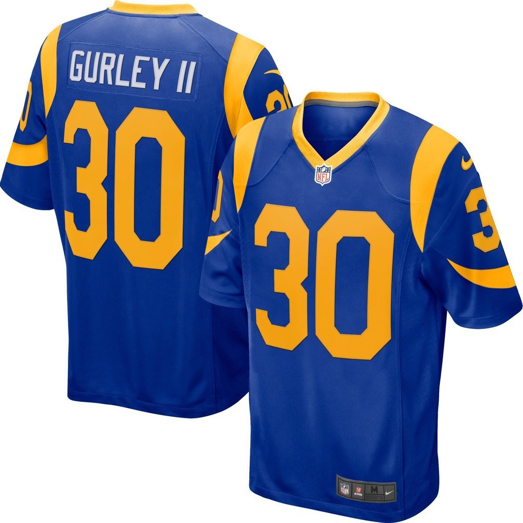 Los Angeles Rams Todd Gurley II Royal Jersey 2018 - 2019
