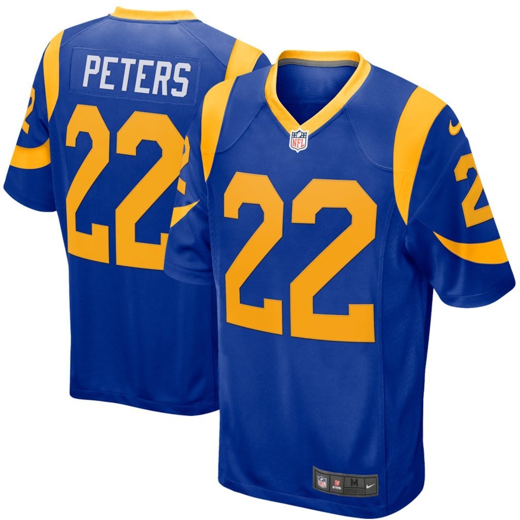 Los Angeles Rams Marcus Peters Nike Royal Jersey 2018 - 2019