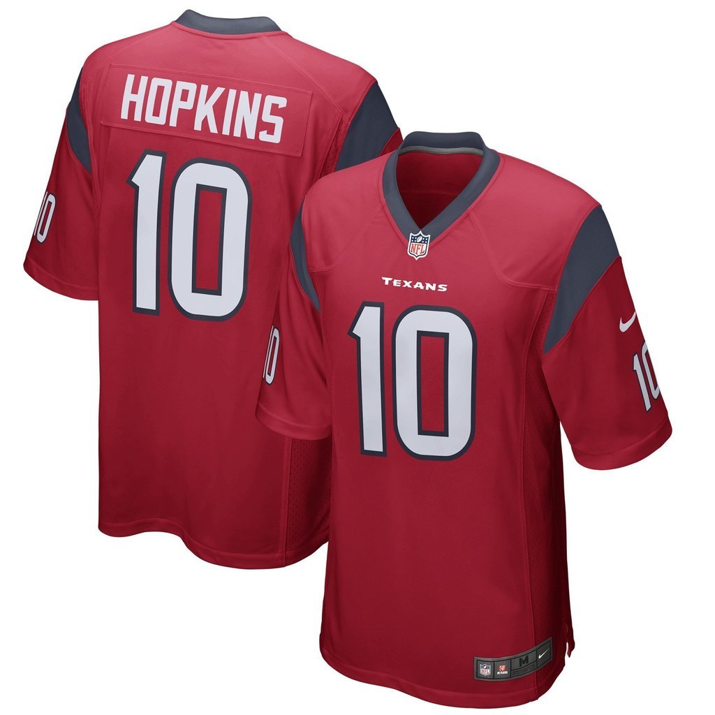 Houston Texans DeAndre Hopkins Red Jersey 2018 - 2019