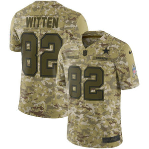Dallas Cowboys Jason Witten Camo Jersey 2018 - 2019