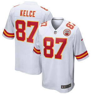 Kansas City Chiefs Travis Kelce White Jersey 2018 - 2019