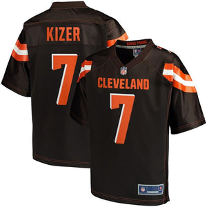 Men's Cleveland Browns DeShone Kizer NFL Pro Line Brown Player Jersey