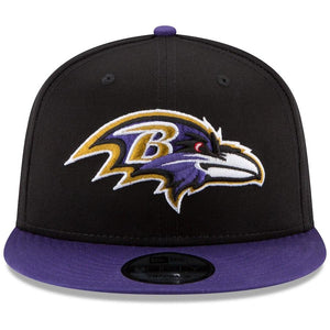 New Era Baltimore Ravens Baycik Snapback Hat - Black/Purple