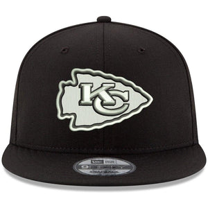 New Era Kansas City Chiefs Black B-Dub 9FIFTY Adjustable Hat