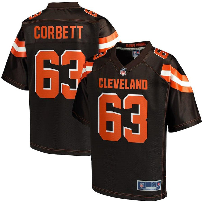 Men's Cleveland Browns Austin Corbett NFL Pro Line Brown Player Jersey