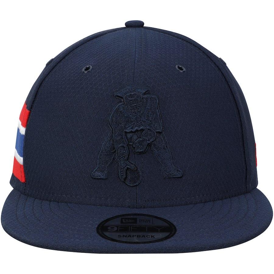 New Era New England Patriots Navy Kickoff Reverse Color Rush 9FIFTY Adjustable Hat