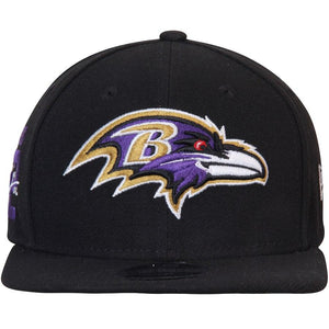 New Era Ray Lewis Baltimore Ravens Black Signature Side 9FIFTY Adjustable Snapback Hat
