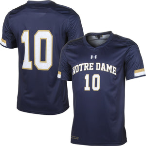 Mens Notre Dame Fighting Irish Under Armour Navy Blue Replica Soccer Jersey