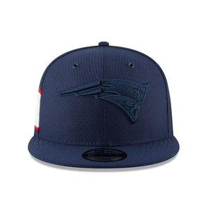 New Era New England Patriots Navy 2018 NFL Sideline Color Rush Official 9FIFTY Snapback Adjustable Hat