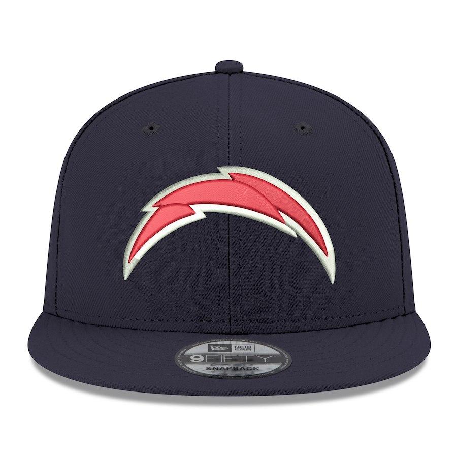 New Era Los Angeles Chargers Navy Crafted in the USA 9FIFTY Adjustable Hat