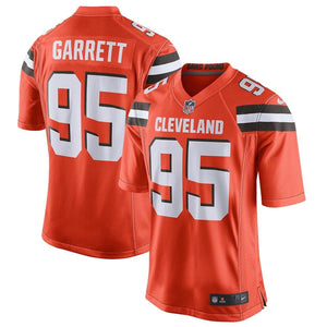 Youth Cleveland Browns Myles Garrett Nike Orange Player Game Jersey
