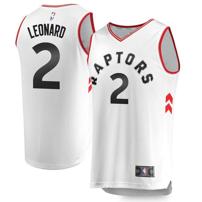 Kawhi Leonard Toronto Raptors White Swingman Jersey 2018 - 2019