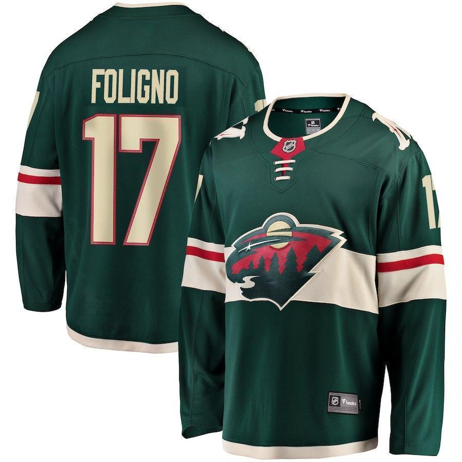 Marcus Foligno Minnesota Wild Player Swingman Jersey