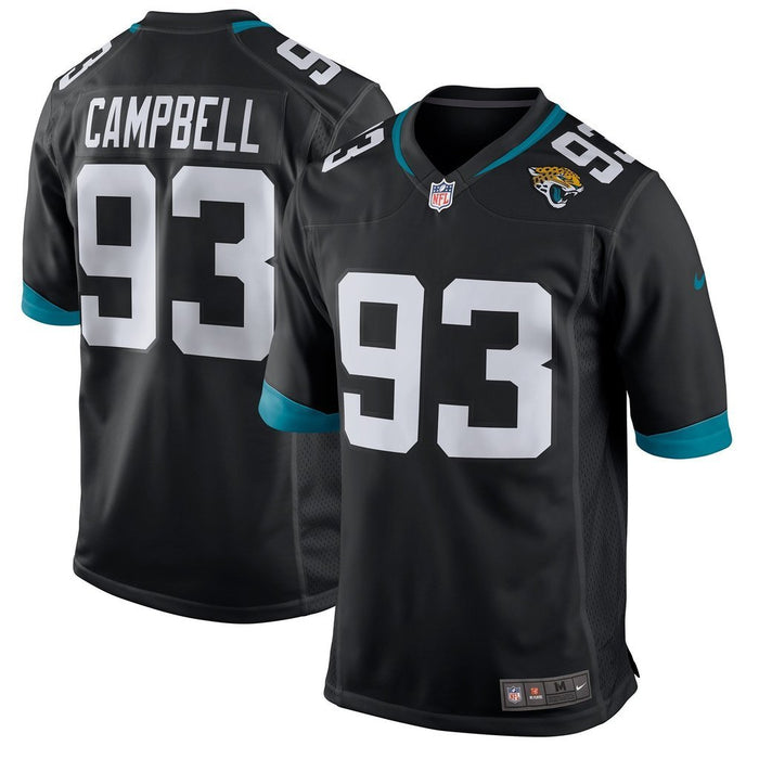 Jacksonville Jaguars Calais Campbell Black Jersey 2018 - 2019