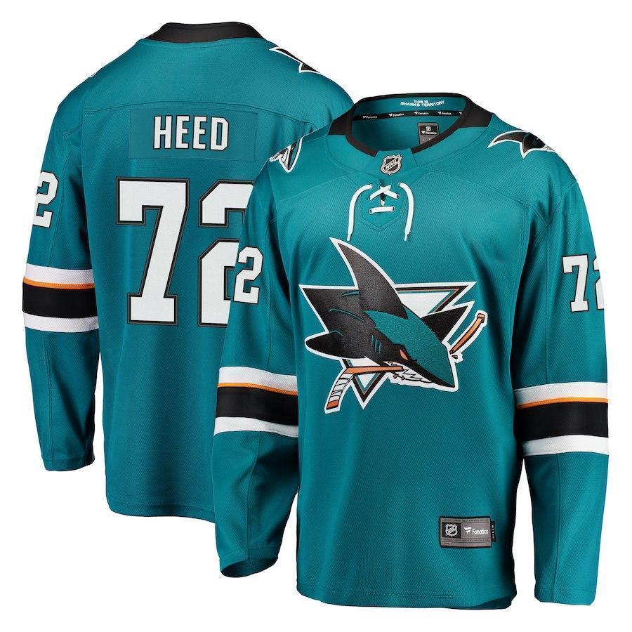 Tim Heed San Jose Sharks Player Swingman Jersey