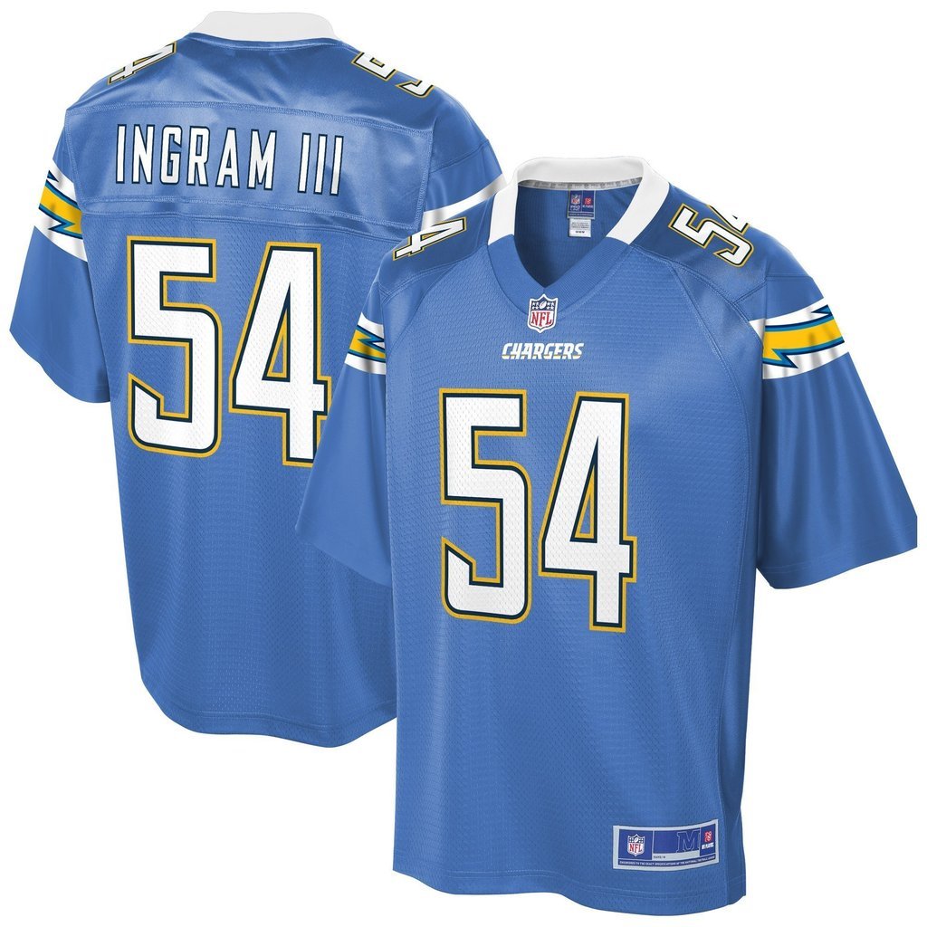 L Los Angeles Chargers Melvin Ingram Blue Jersey 2018 - 2019