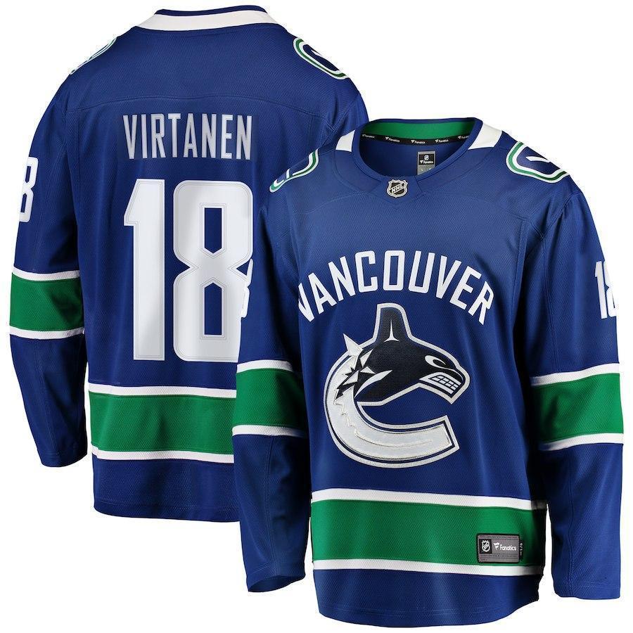 Jake Virtanen Vancouver Canucks Player Swingman Jersey
