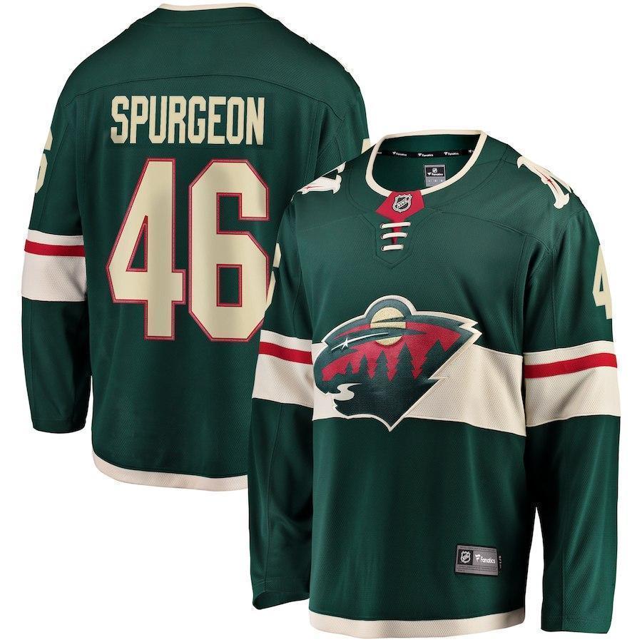 Jared Spurgeon Minnesota Wild Player Swingman Jersey