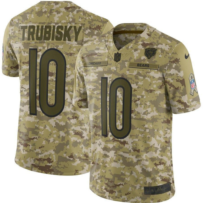 Chicago Bears Mitchell Trubisky Camo Jersey 2018 - 2019