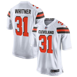 Youth Cleveland Browns Donte Whitner Nike White Game Jersey