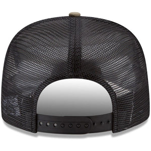 New Era Kansas City Chiefs Woodland Camo/Black Trucker 9FIFTY Snapback Adjustable Hat