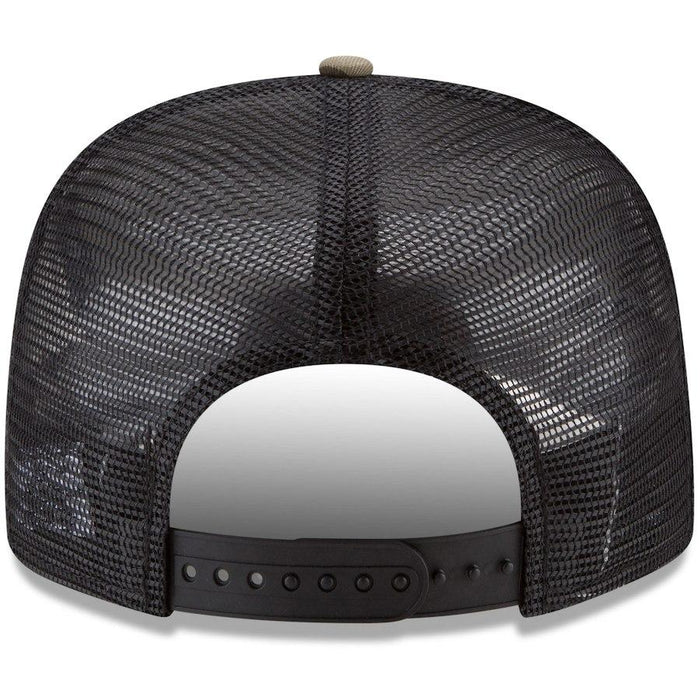 New Era Kansas City Chiefs Woodland Camo/Black Trucker 9FIFTY Snapback Adjustable Hat