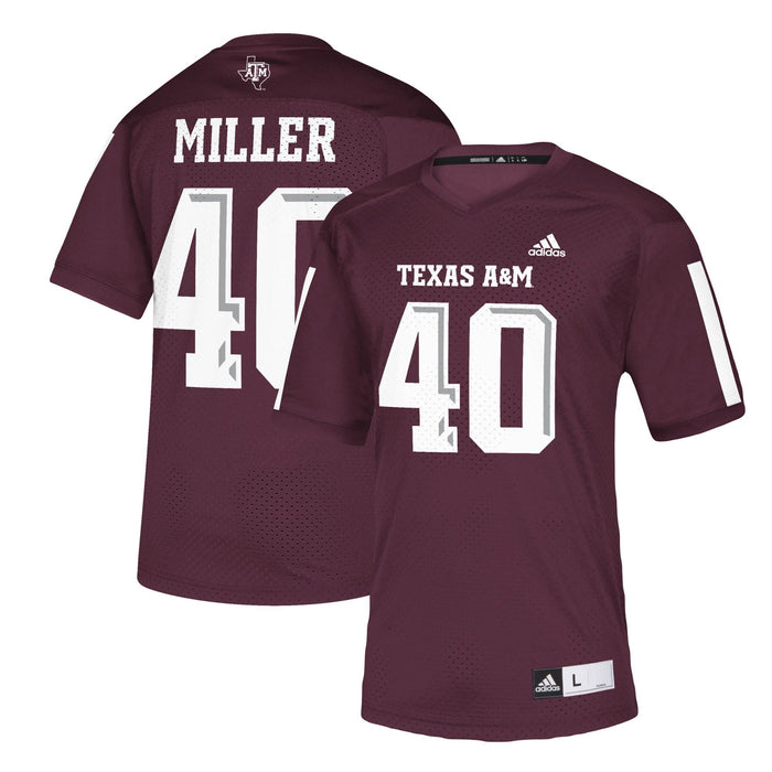 Men's Adidas Von Miller Maroon Texas A&M Aggies NFLPA Alumni Chase Replica Jersey