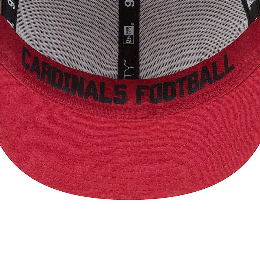 New Era Arizona Cardinals Heather Gray/Cardinal 2018 NFL Draft Official On-Stage 9FIFTY Snapback Adjustable Hat