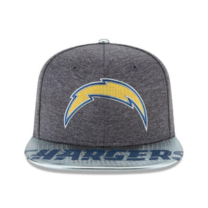 New Era Los Angeles Chargers Graphite NFL Spotlight Original Fit 9FIFTY Snapback Adjustable Hat