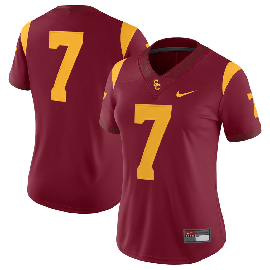 Women's Nike #7 Cardinal USC Trojans Game Jersey