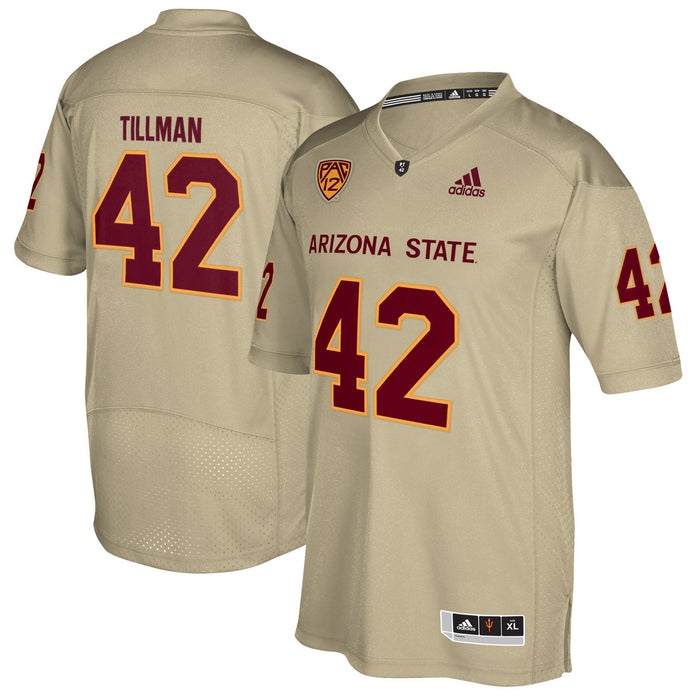 Men's Adidas Pat Tillman Tan Arizona State Sun Devils Special Games Jersey