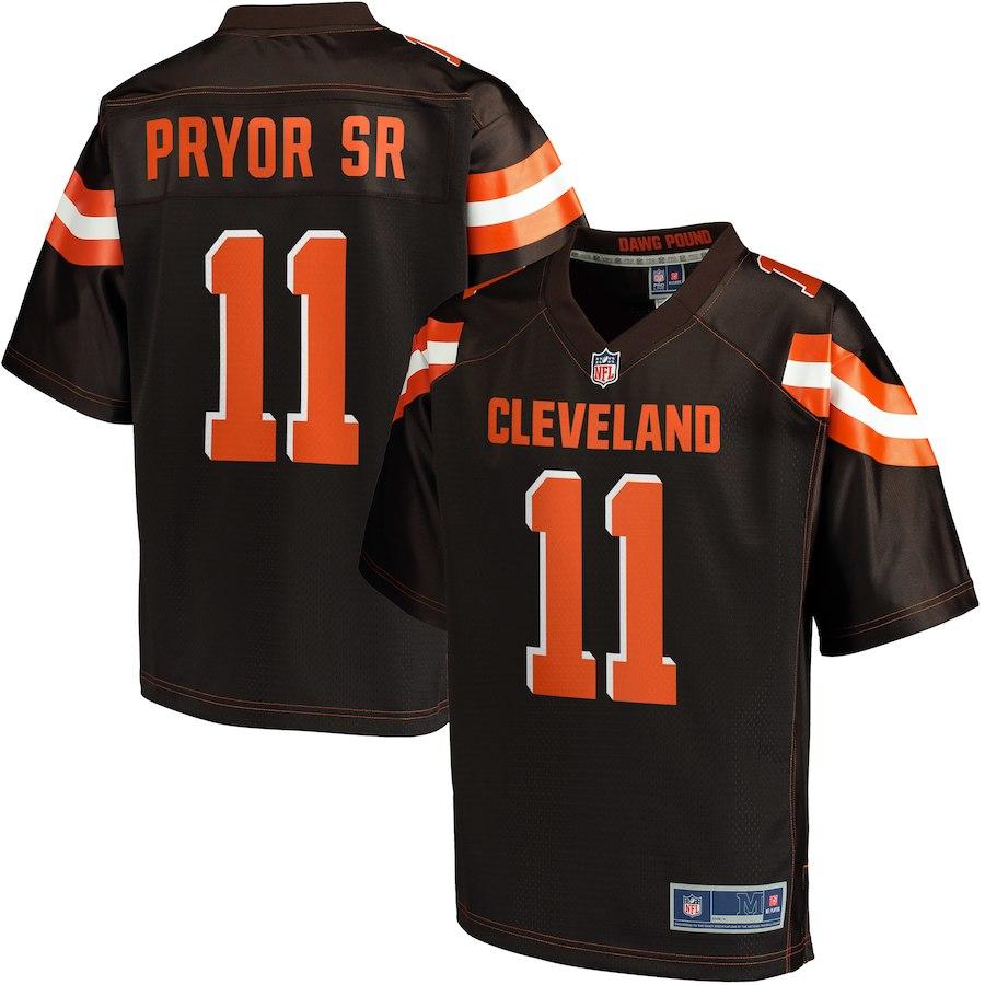 Youth Cleveland Browns Terrelle Pryor NFL Pro Line Brown Player Jersey